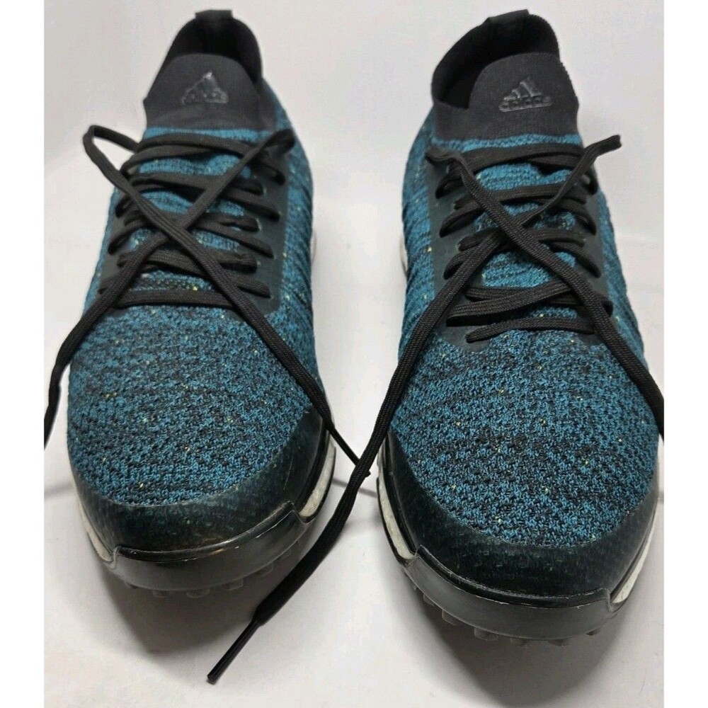 Adidas Men's Tour 360 XT PK Primeknit Golf Shoes Size 8 Black/Teal F35407